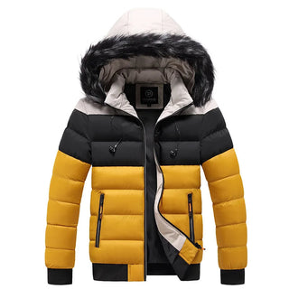 Thermo-Winterjacke mit Kapuze für Herren