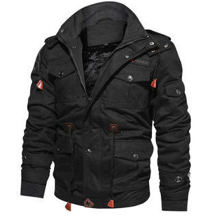 Herren-Bomberjacke mit Fleece-Futter