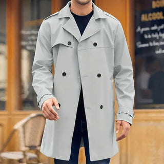 Einreihiger Trenchcoat für Herren